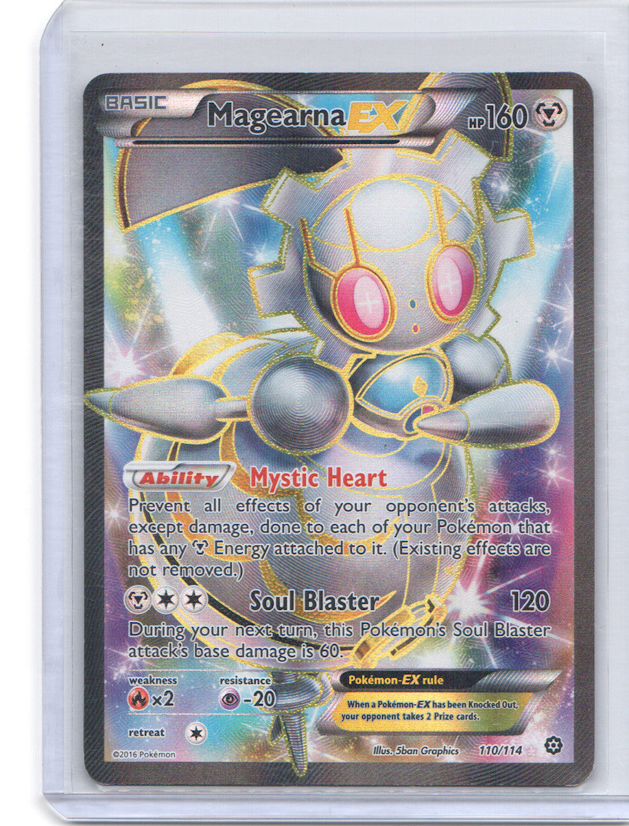 Magearna EX (Full Art) Ultra Rare XY - Steam Siege 110/114 MP