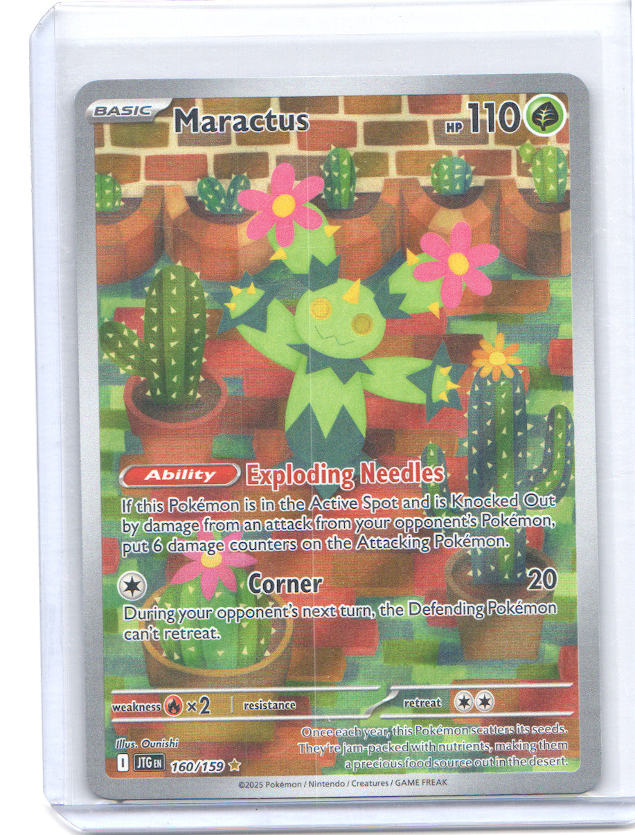 Maractus Illustration Rare SV09: Journey Together 160/159 NM