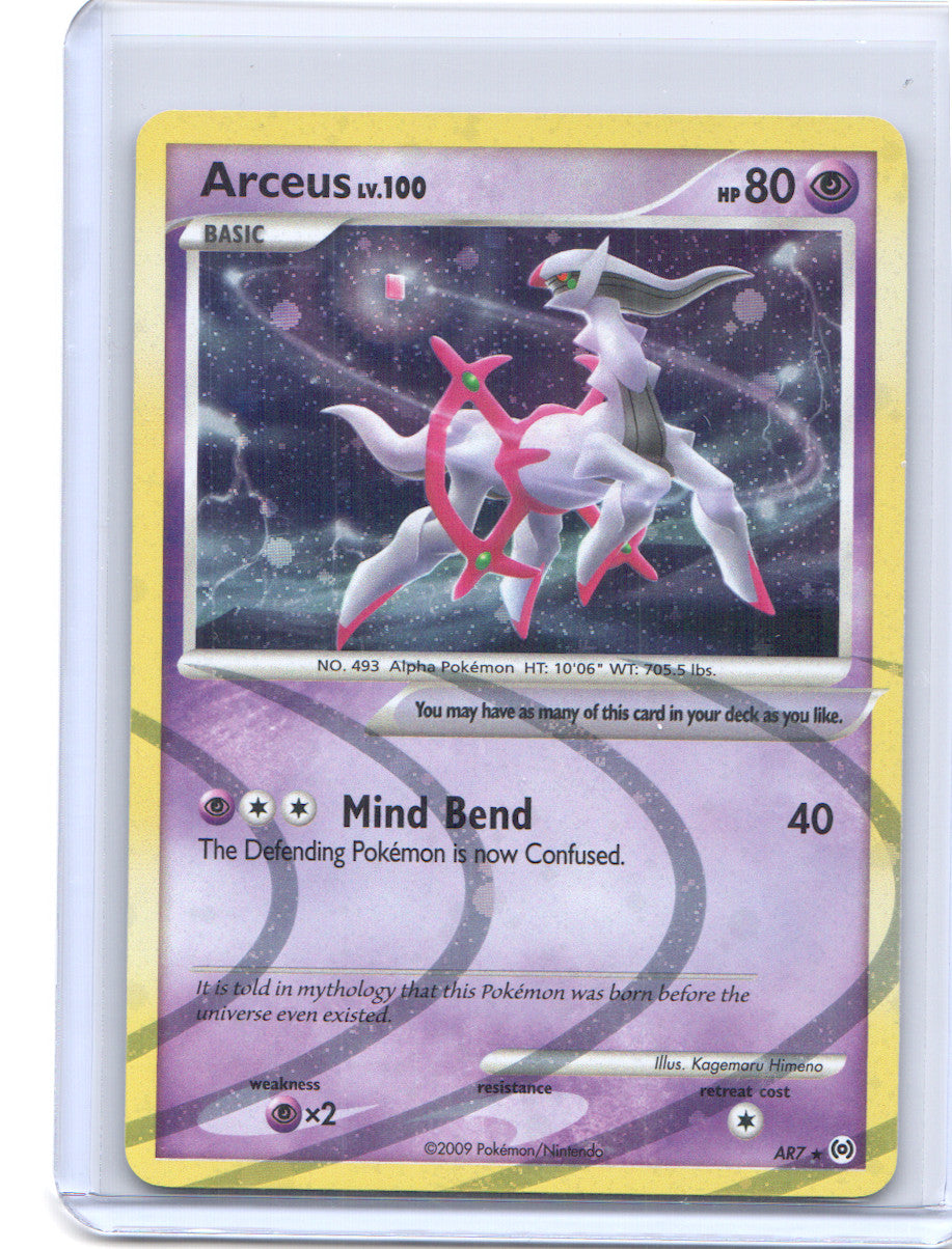 Arceus Holo Rare Arceus AR7 NM