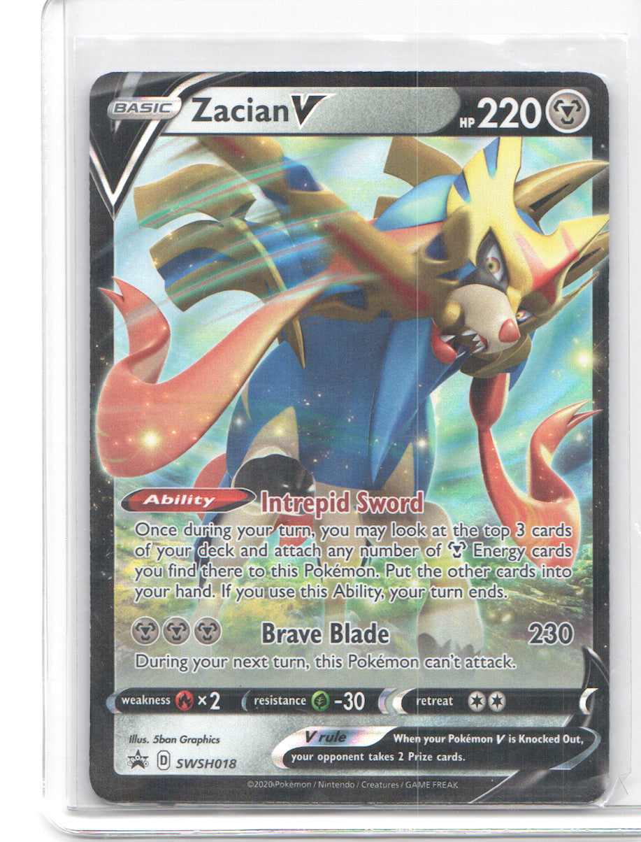 Zacian V Ultra Rare SWSH01: Sword & Shield Base Set 138/202 NM