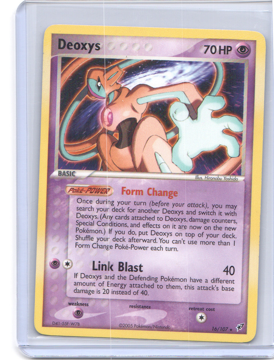 Deoxys (Normal Forme) Rare EX Deoxys 16/107 LP