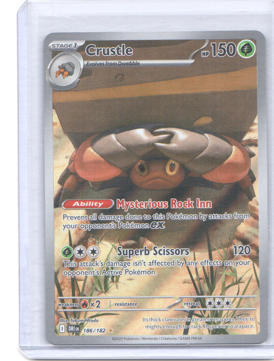 Crustle Illustration Rare SV10: Destined Rivals 186/182 NM