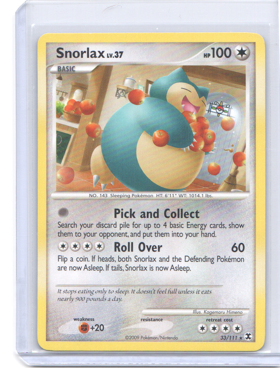Snorlax (33) Rare Rising Rivals 33/111 LP