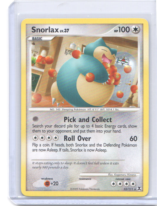 Snorlax (33) Rare Rising Rivals 33/111 LP