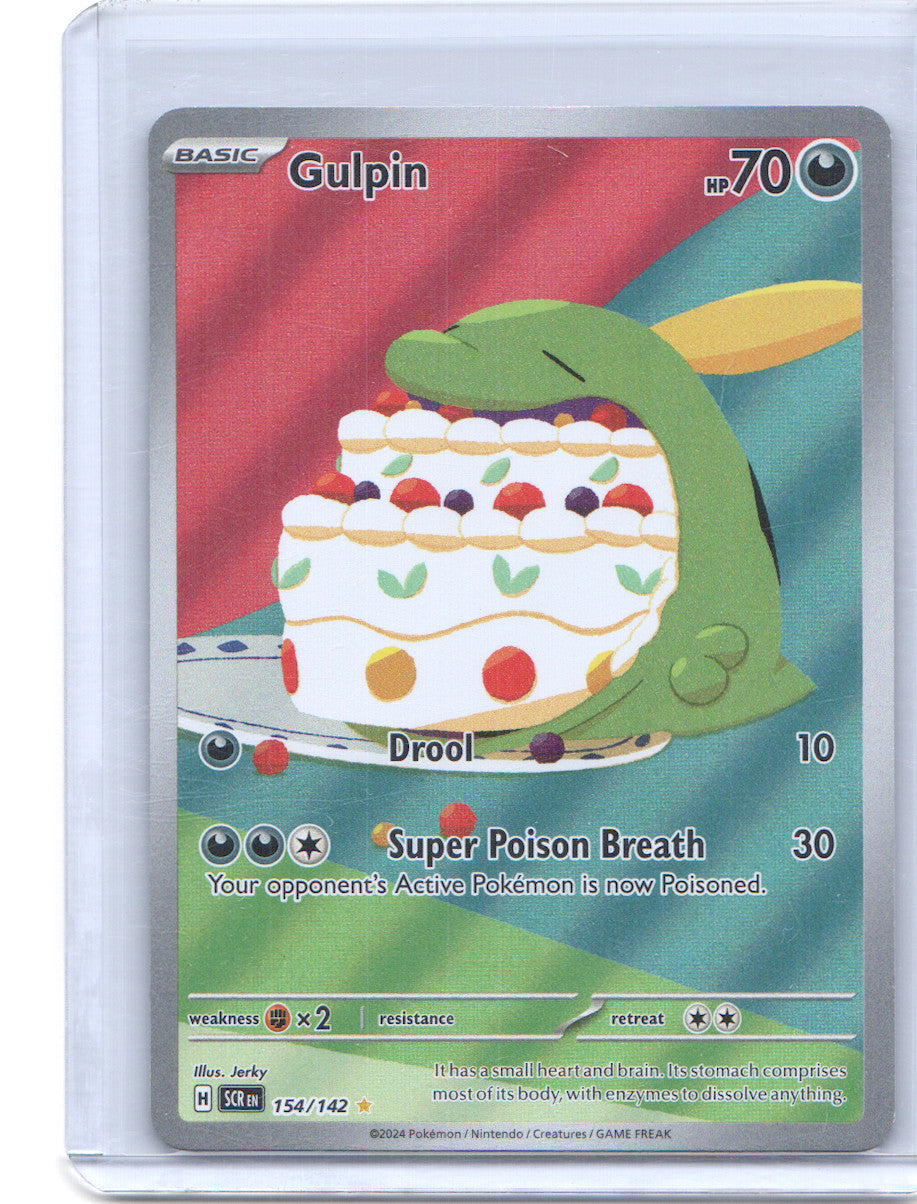 Gulpin Illustration Rare SV07: Stellar Crown 154/142 NM