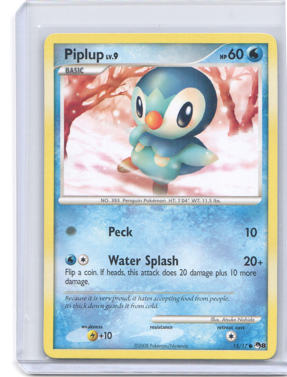 Piplup Common POP Series 8 015/017 LP