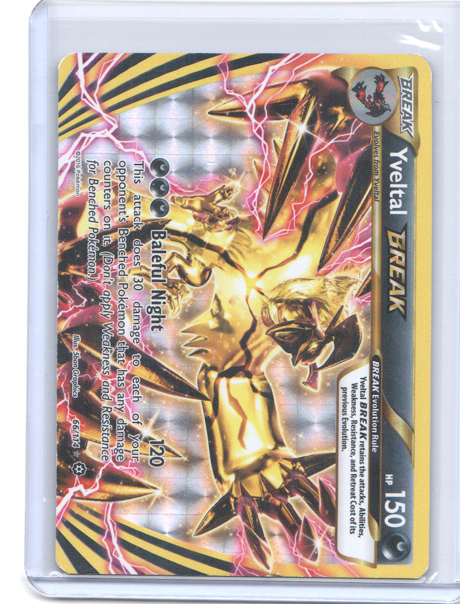 Yveltal BREAK Rare BREAK XY - Steam Siege 66/114 NM