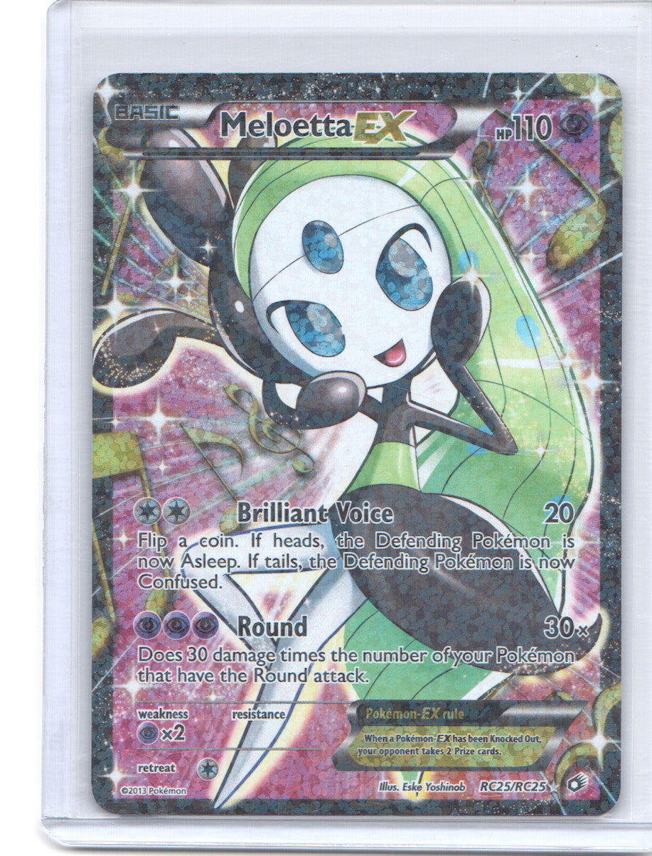 Meloetta EX (Full Art) Ultra Rare Legendary Treasures: Radiant Collection RC25/R