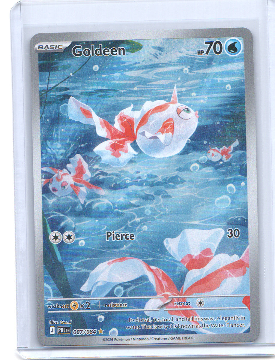 Goldeen Illustration Rare ME05: Pitch Black 087/084 NM