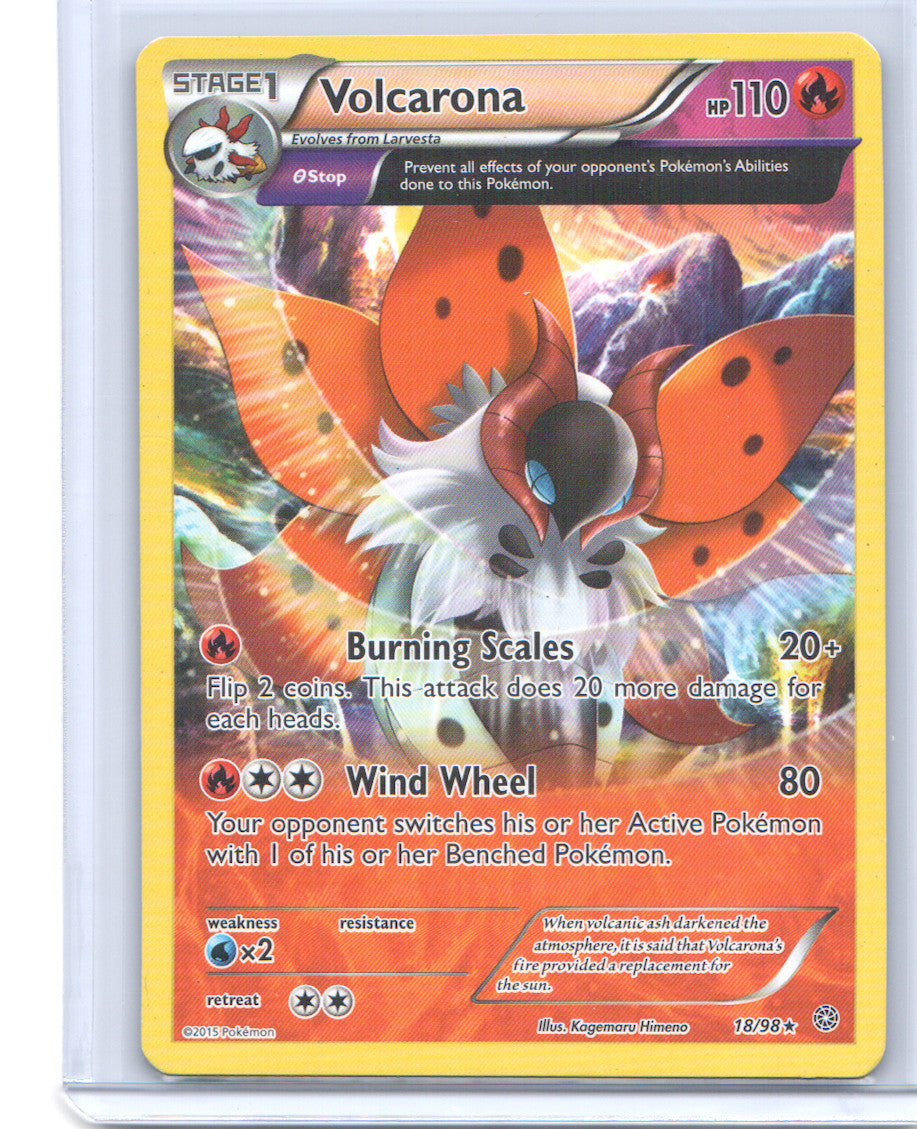 Volcarona (18) Rare XY - Ancient Origins 18/98 MP