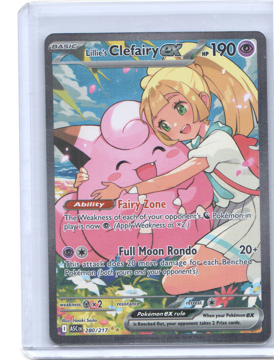 Lillie's Clefairy ex Special Illustration Rare ME: Ascended Heroes 280/217 NM