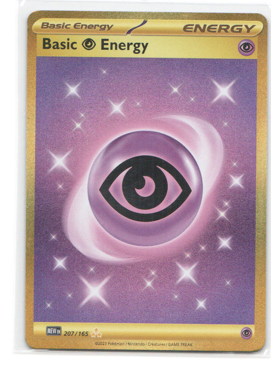 Basic Psychic Energy - Hyper Rare SV: Scarlet & Violet 151 207/165 NM