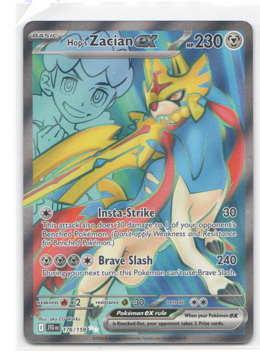 Hop's Zacian ex Ultra Rare SV09: Journey Together 176/159 NM