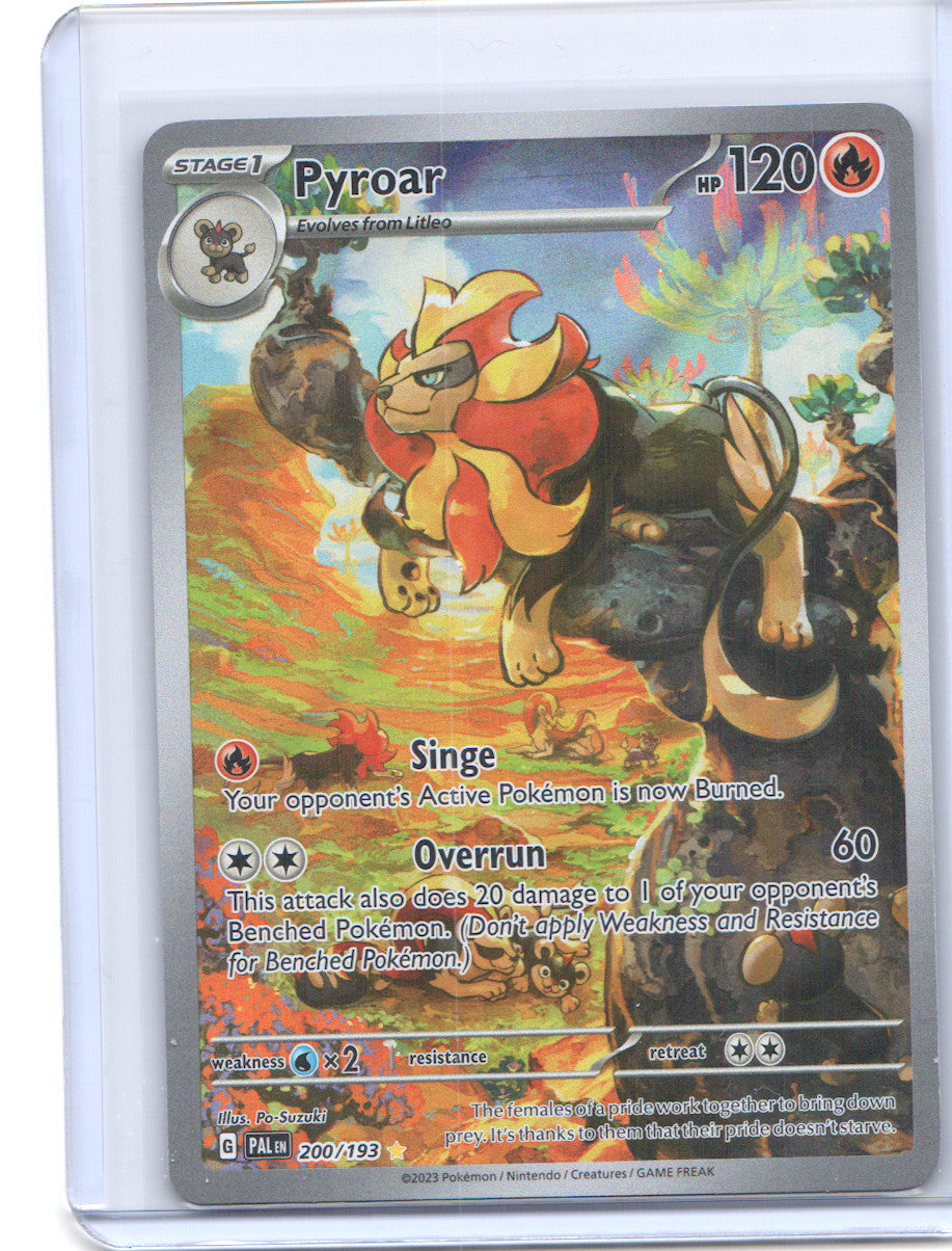 Pyroar Illustration Rare SV02: Paldea Evolved 200/193 NM