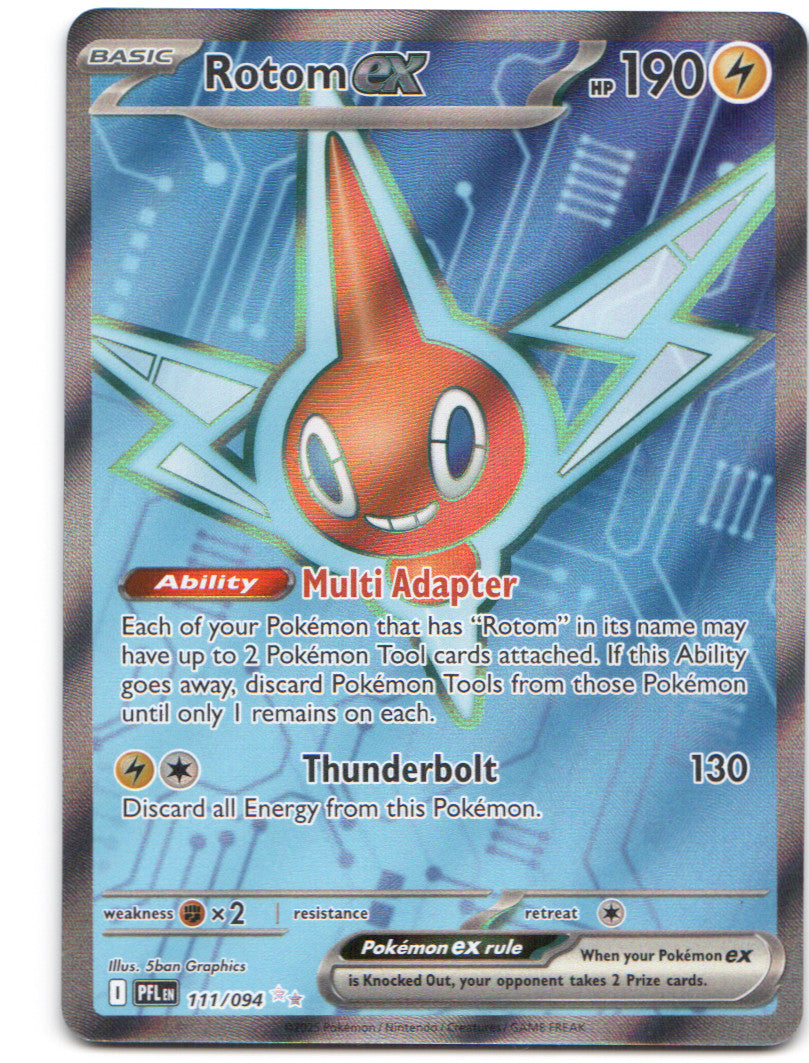 Rotom ex Ultra Rare ME02: Phantasmal Flames 111/094 NM