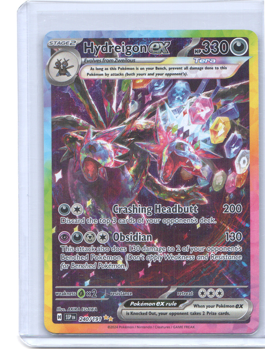 Hydreigon ex Special Illustration Rare SV08: Surging Sparks 240/191 NM
