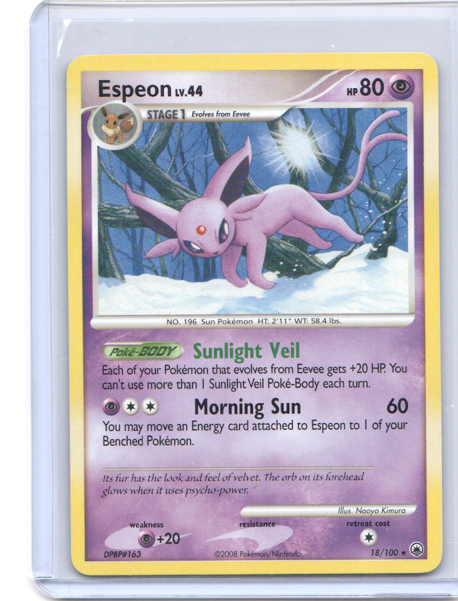 Espeon Rare Majestic Dawn 18/100 LP