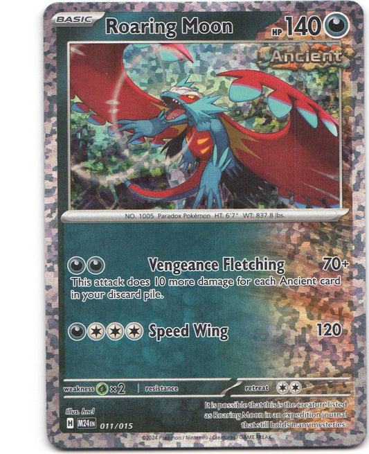Roaring Moon 11 McDonald's Collection 2024 Holofoil Pokemon NM