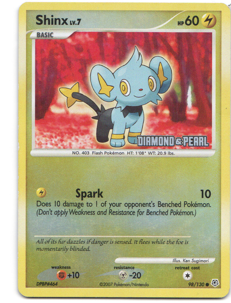 Shinx -  [Diamond & Pearl] Promo Burger King Promos 098/130 LP