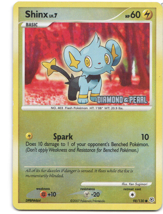 Shinx -  [Diamond & Pearl] Promo Burger King Promos 098/130 LP