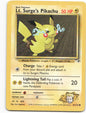 Lt. Surge's Pikachu Common Gym Heroes 081/132 LP