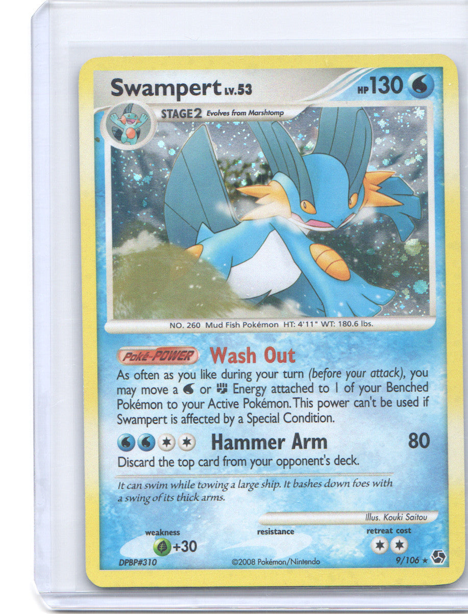 Swampert Holo Rare Great Encounters 9/106 LP