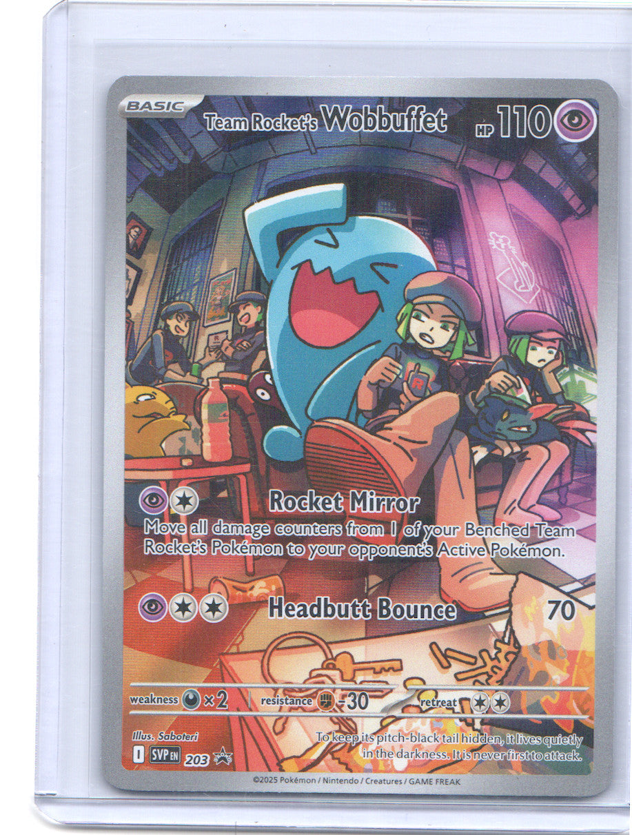 Team Rocket's Wobbuffet Promo SV: Scarlet & Violet Promo Cards 203 NM