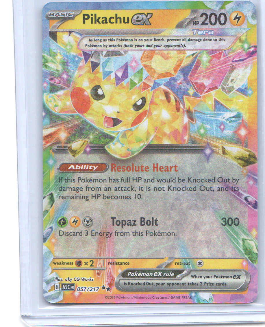 Pikachu ex Double Rare ME: Ascended Heroes 057/217 NM