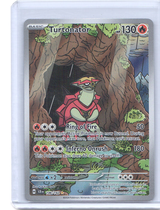 Turtonator Illustration Rare SV07: Stellar Crown 146/142 NM