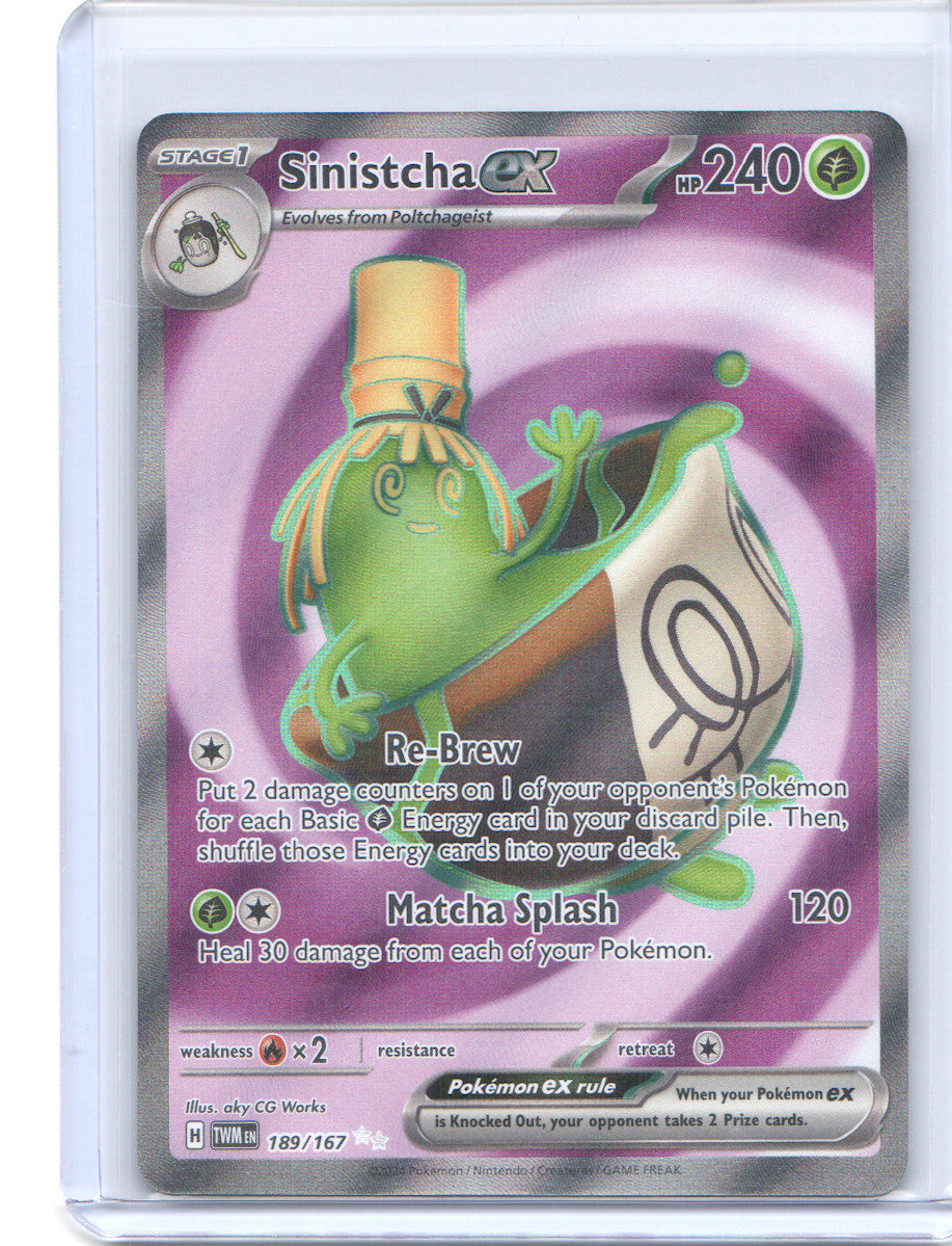 Sinistcha ex Ultra Rare SV06: Twilight Masquerade 189/167 NM