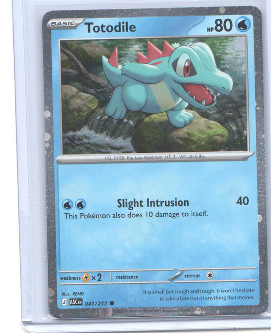Totodile (Cosmos Holo) Common Miscellaneous Cards & Products 041/217 NM