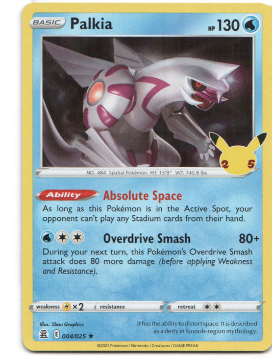 Palkia Holo Rare Celebrations 004/025 NM