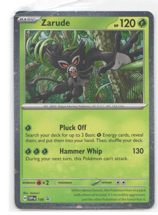 Zarude - (Cosmos Holo) Holo Rare SV: Scarlet & Violet Promo Cards 199 NM