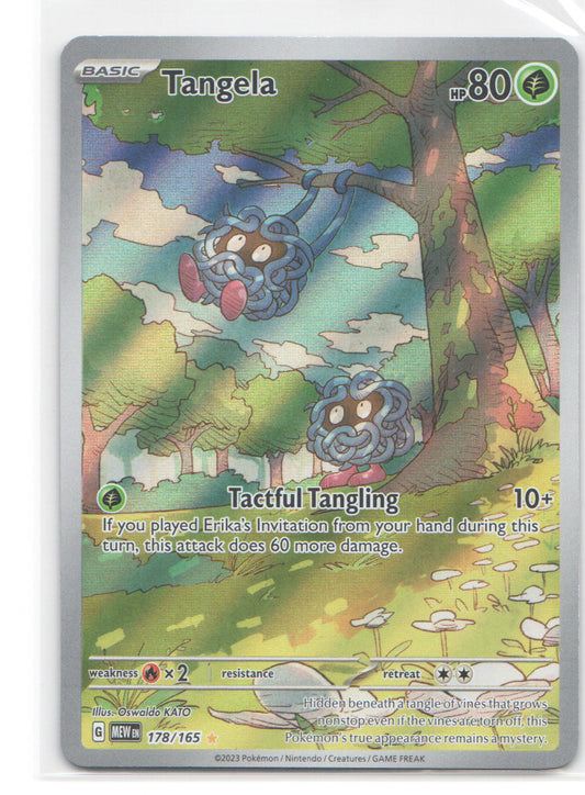 Tangela Illustration Rare SV: Scarlet & Violet 151 178/165 NM