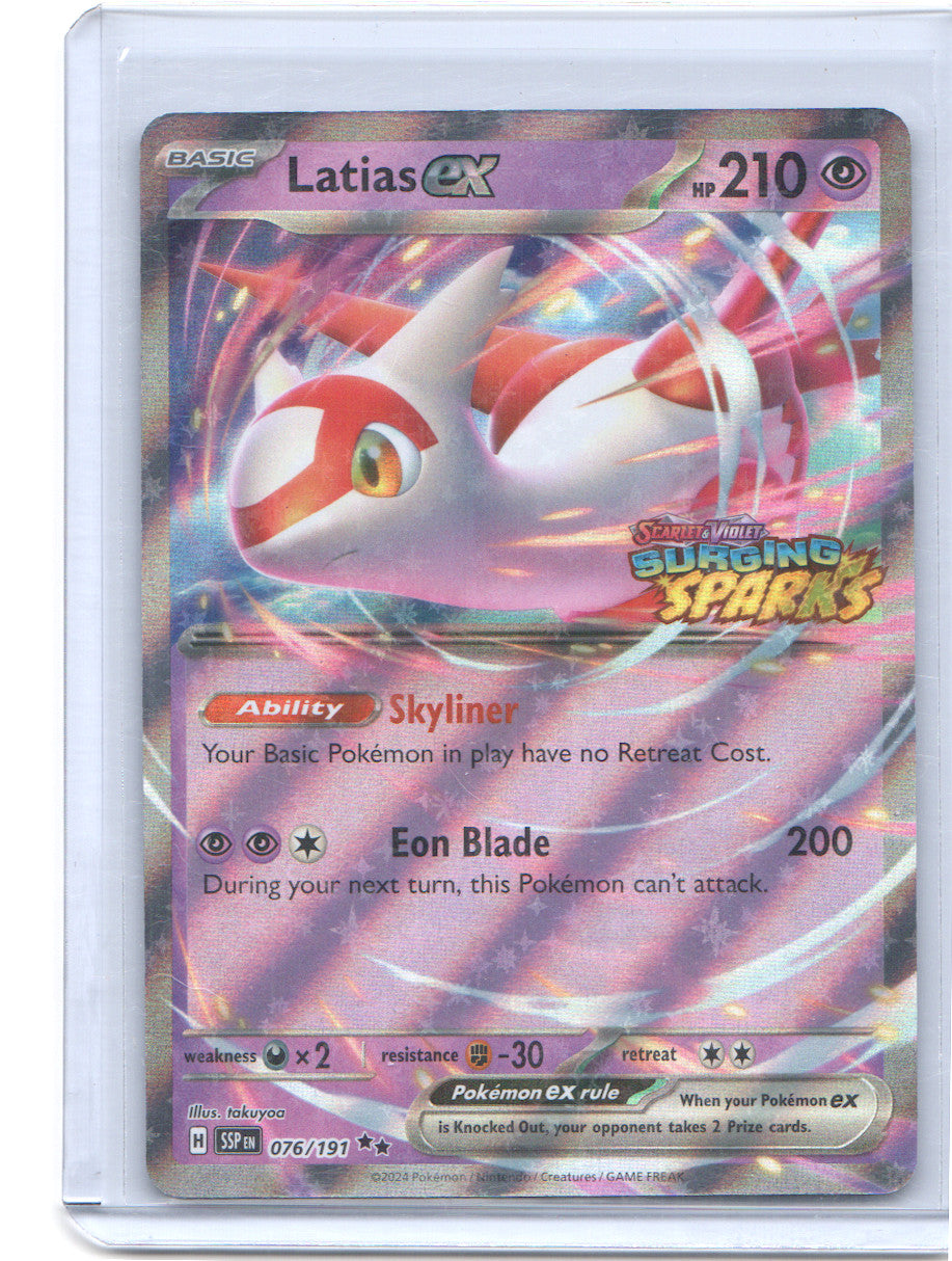Latias ex (Surging Sparks) Double Rare Miscellaneous Cards & Products 076/191 NM