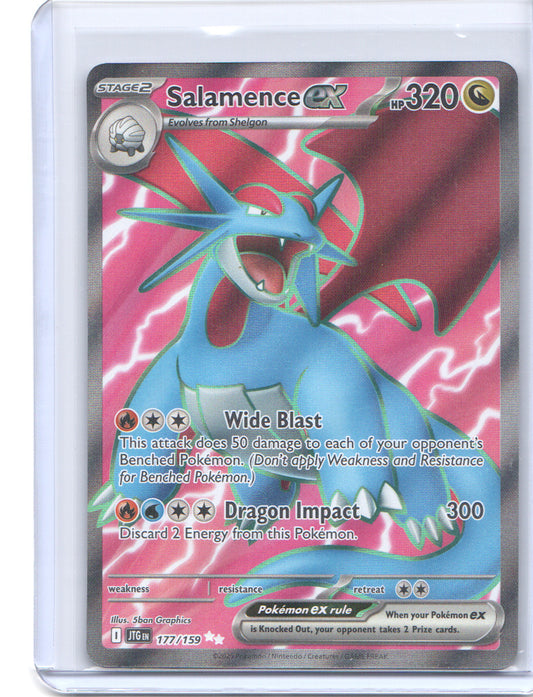 Salamence ex Ultra Rare SV09: Journey Together 177/159 NM