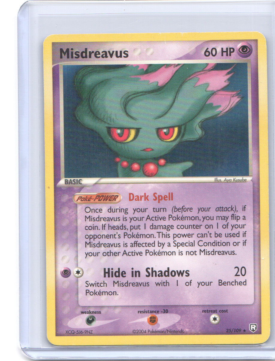 Misdreavus Rare EX Team Rocket Returns 25/109 LP