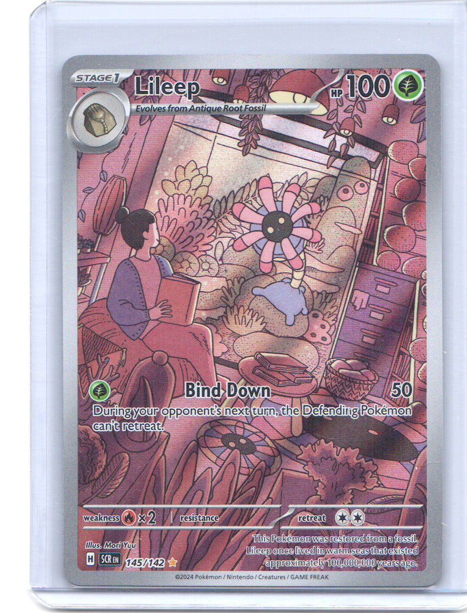 Lileep Illustration Rare SV07: Stellar Crown 145/142 NM