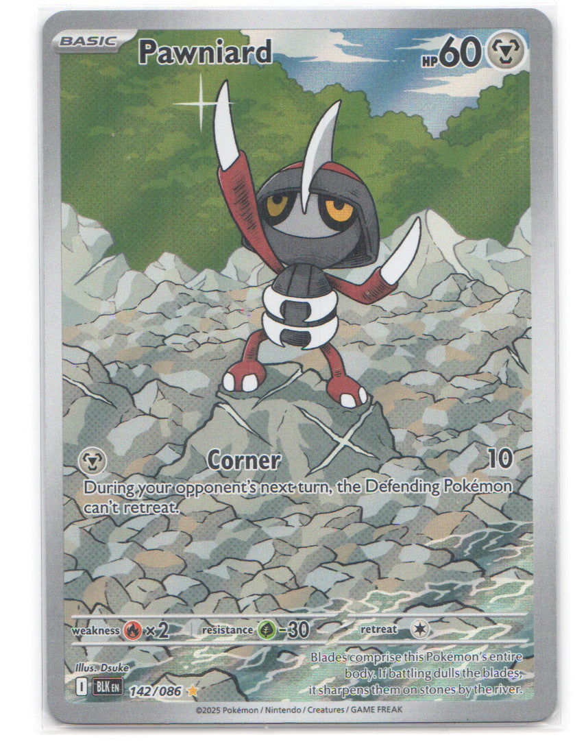 Pawniard Illustration Rare SV: Black Bolt 142/086 NM