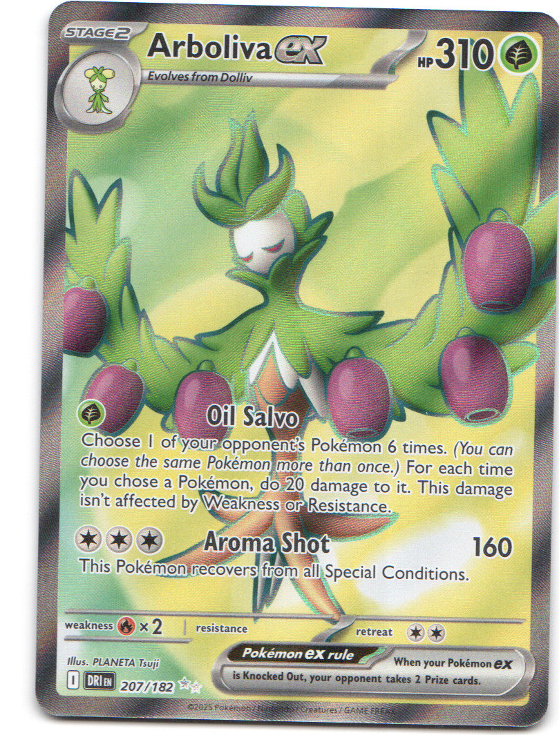 Arboliva ex Ultra Rare SV10: Destined Rivals 207/182 NM