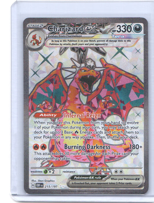 Charizard ex Ultra Rare SV03: Obsidian Flames 215/197 NM