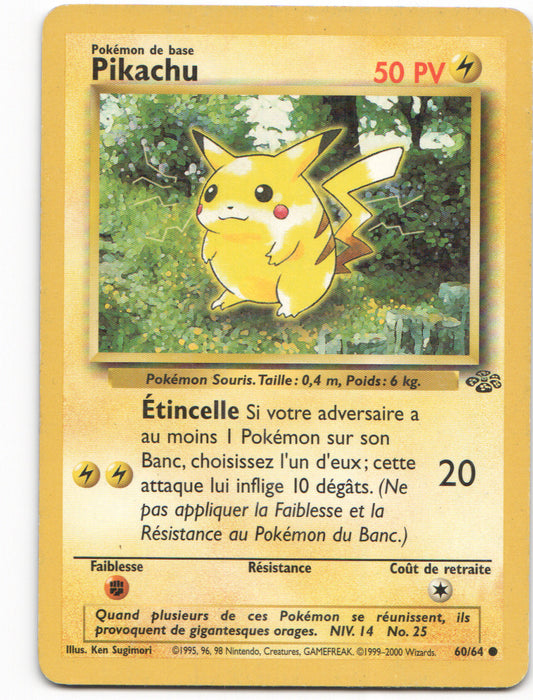 Pikachu Common Jungle 60/64 MP
