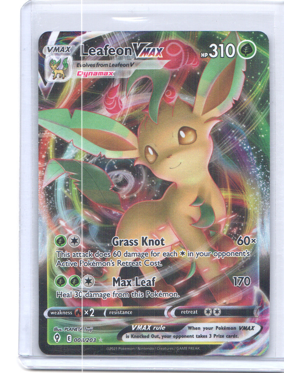 Leafeon VMAX Ultra Rare SWSH07: Evolving Skies 008/203 NM