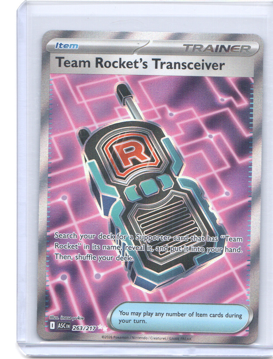 Team Rocket's Transceiver Ultra Rare ME: Ascended Heroes 263/217 NM