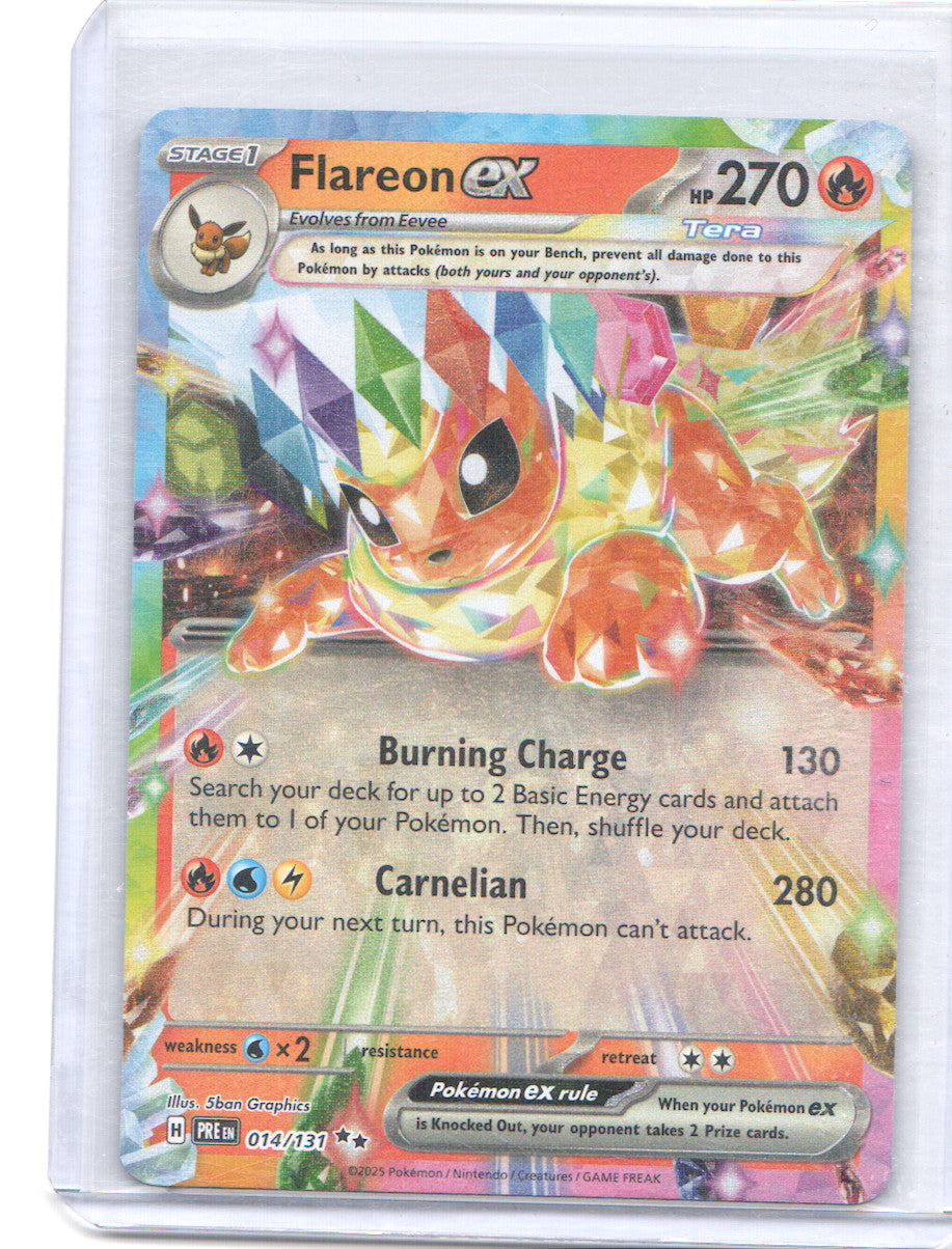 Flareon ex Double Rare SV: Prismatic Evolutions 014/131 NM