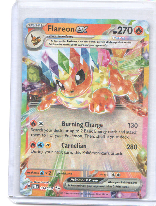 Flareon ex Double Rare SV: Prismatic Evolutions 014/131 NM