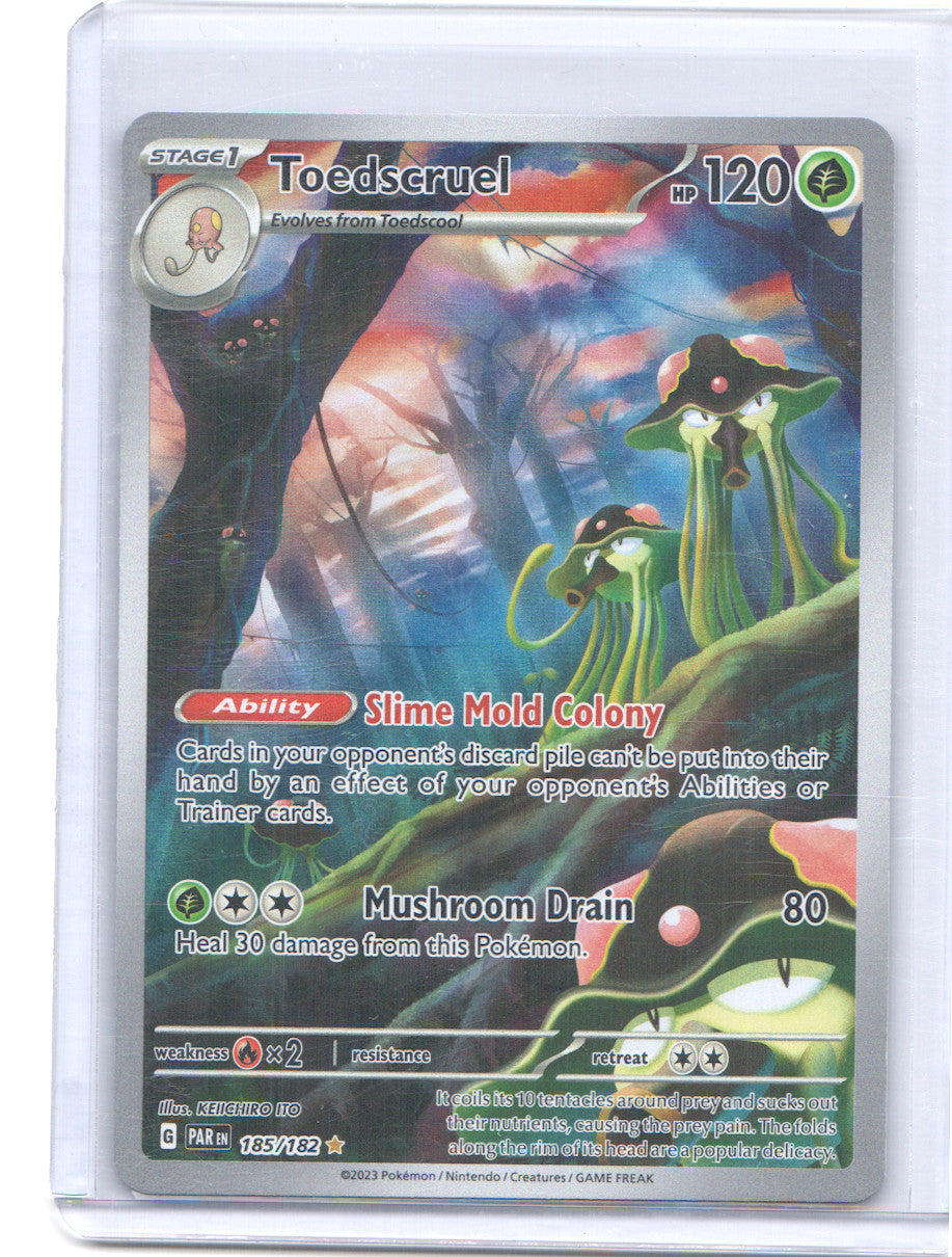 Toedscruel Illustration Rare SV04: Paradox Rift 185/182 NM