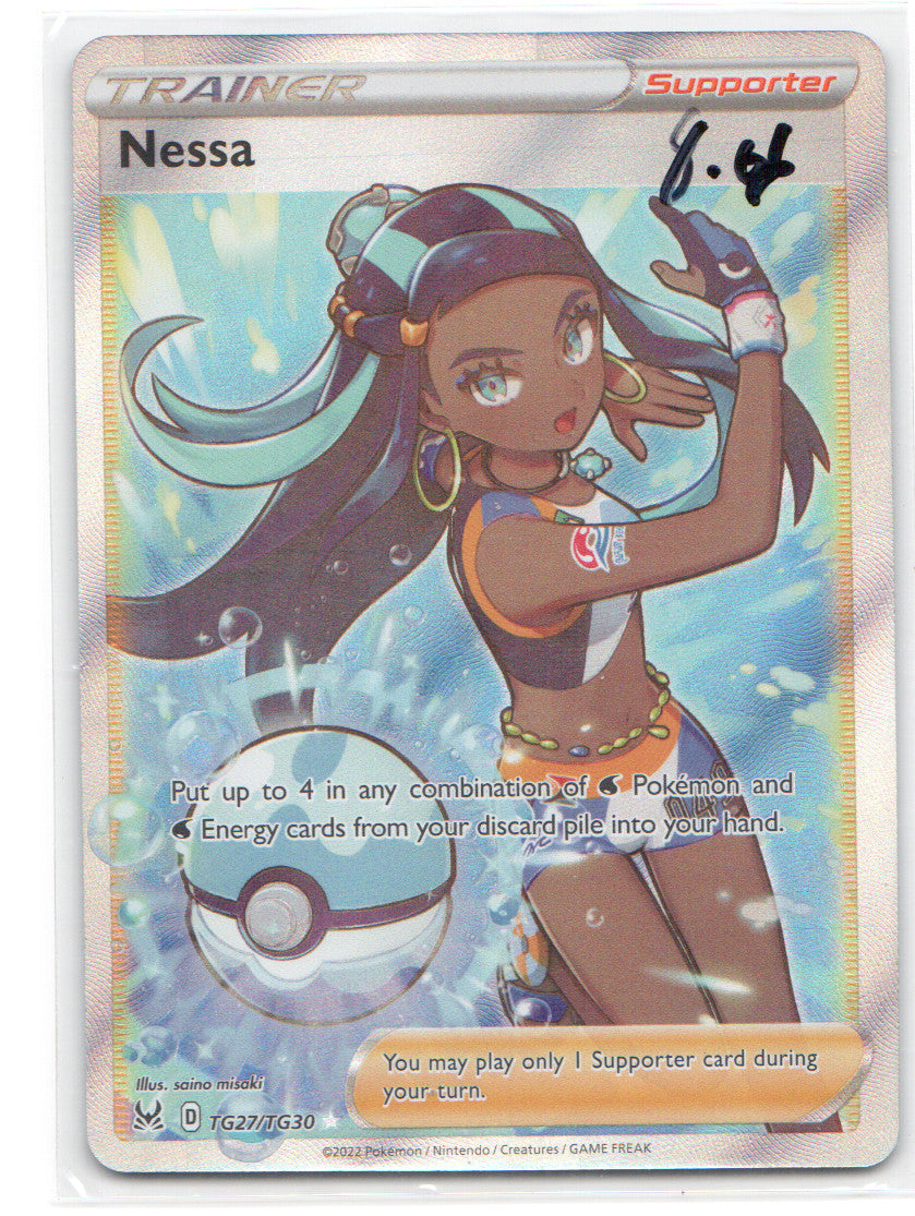 Nessa Ultra Rare SWSH11: Lost Origin Trainer Gallery TG27/TG30 NM