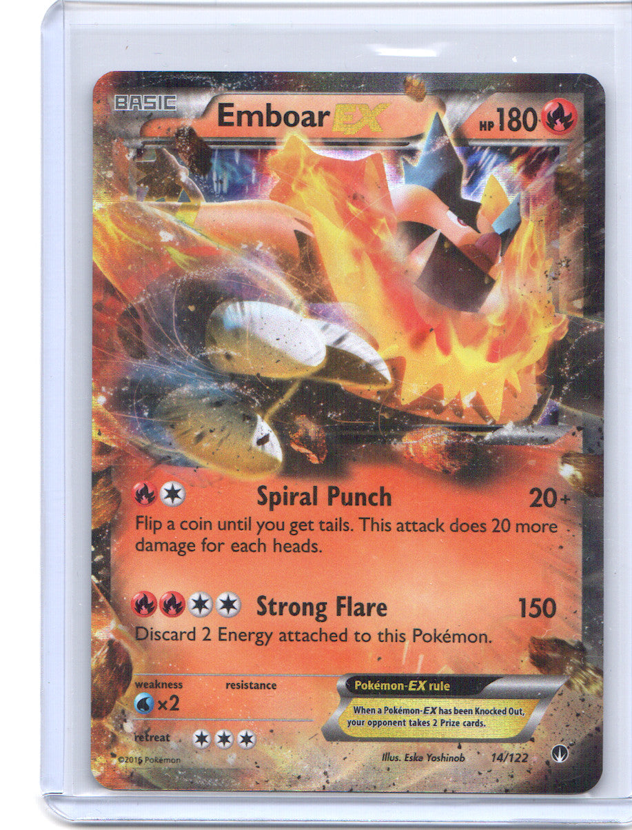 Emboar EX Ultra Rare XY - BREAKpoint 14/122 LP
