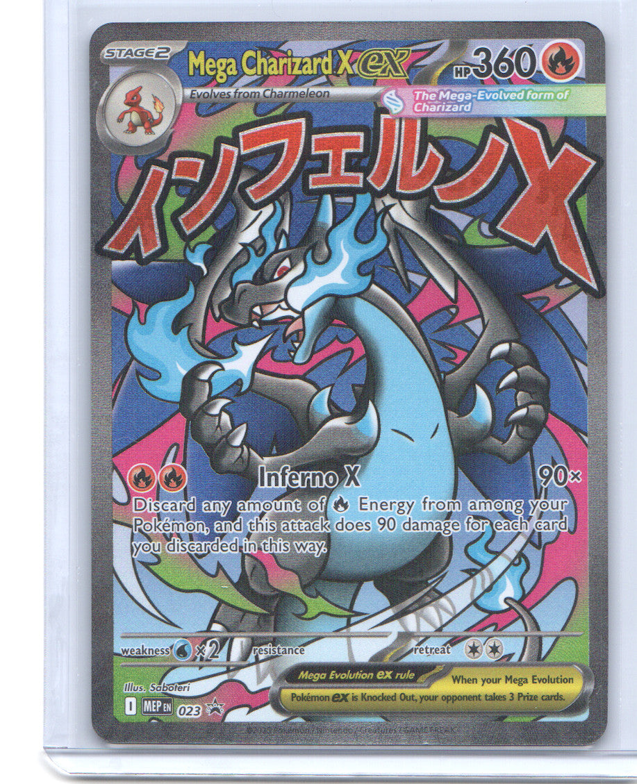 Mega Charizard X ex Promo ME: Mega Evolution Promo 023 NM
